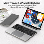 Foldable Bluetooth Keyboard with Touchpad and Stand