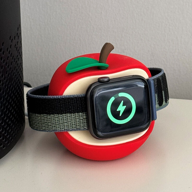 Apple Watch Apple-Shaped Charging Stand & Cable Organizer