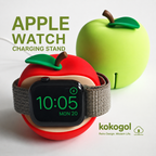 Apple Watch Apple-Shaped Charging Stand & Cable Organizer