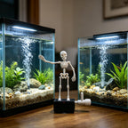 Kokogol Dancing Skull Aquarium Bubbler – Air-Powered Fish Tank Decor