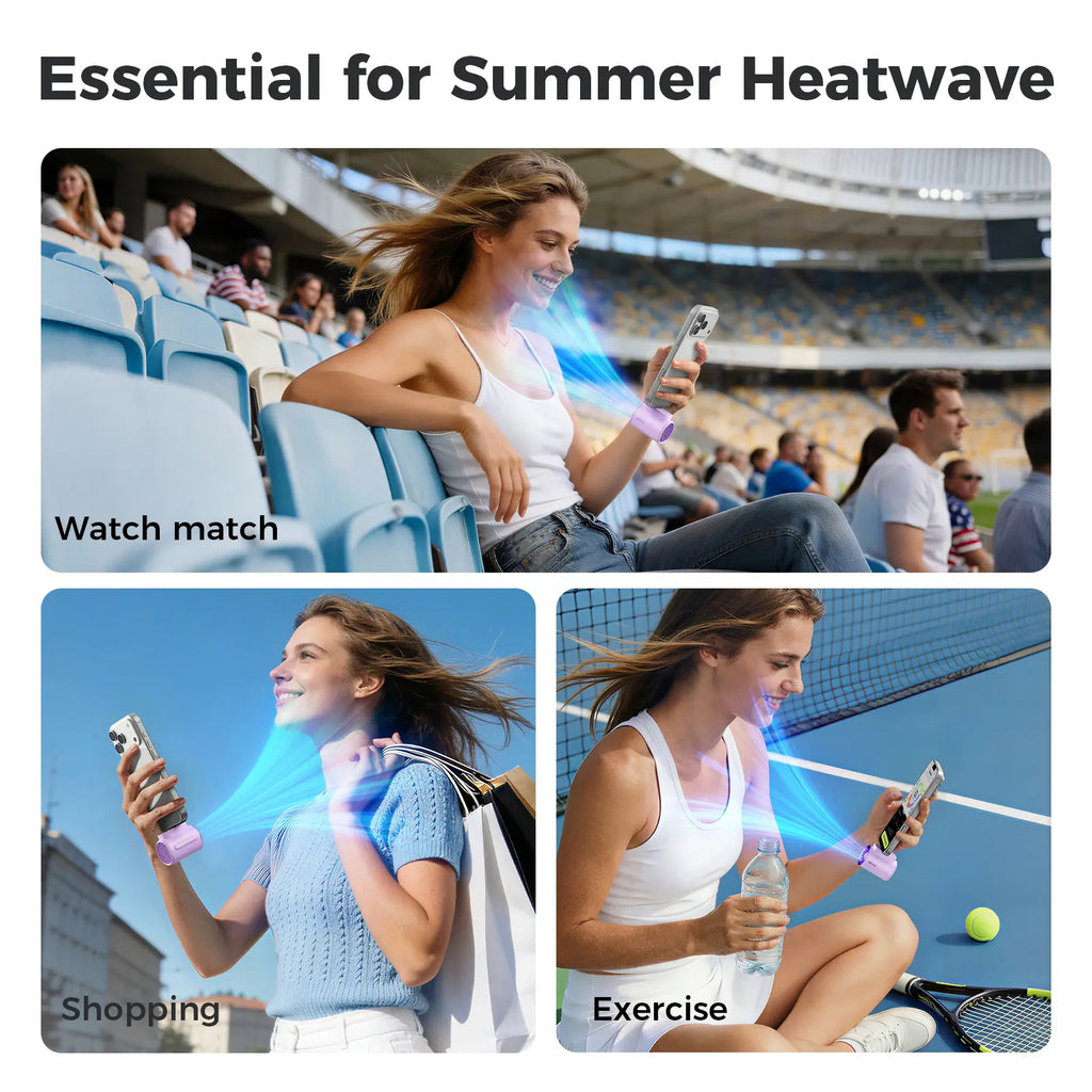 Ultra-Powerful Type-C Plug-in Fan, 17,000 RPM High Speed, Compatible with iPhone, iPad, Power Bank & Tablets.