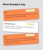 Mini E-Ink Reader Ultra-Thin Magnetic Pocket Reader