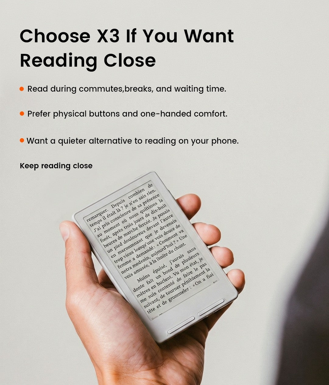Mini E-Ink Reader Ultra-Thin Magnetic Pocket Reader – KOKOGOL