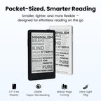 Mini E-Ink Reader Ultra-Thin Magnetic Pocket Reader