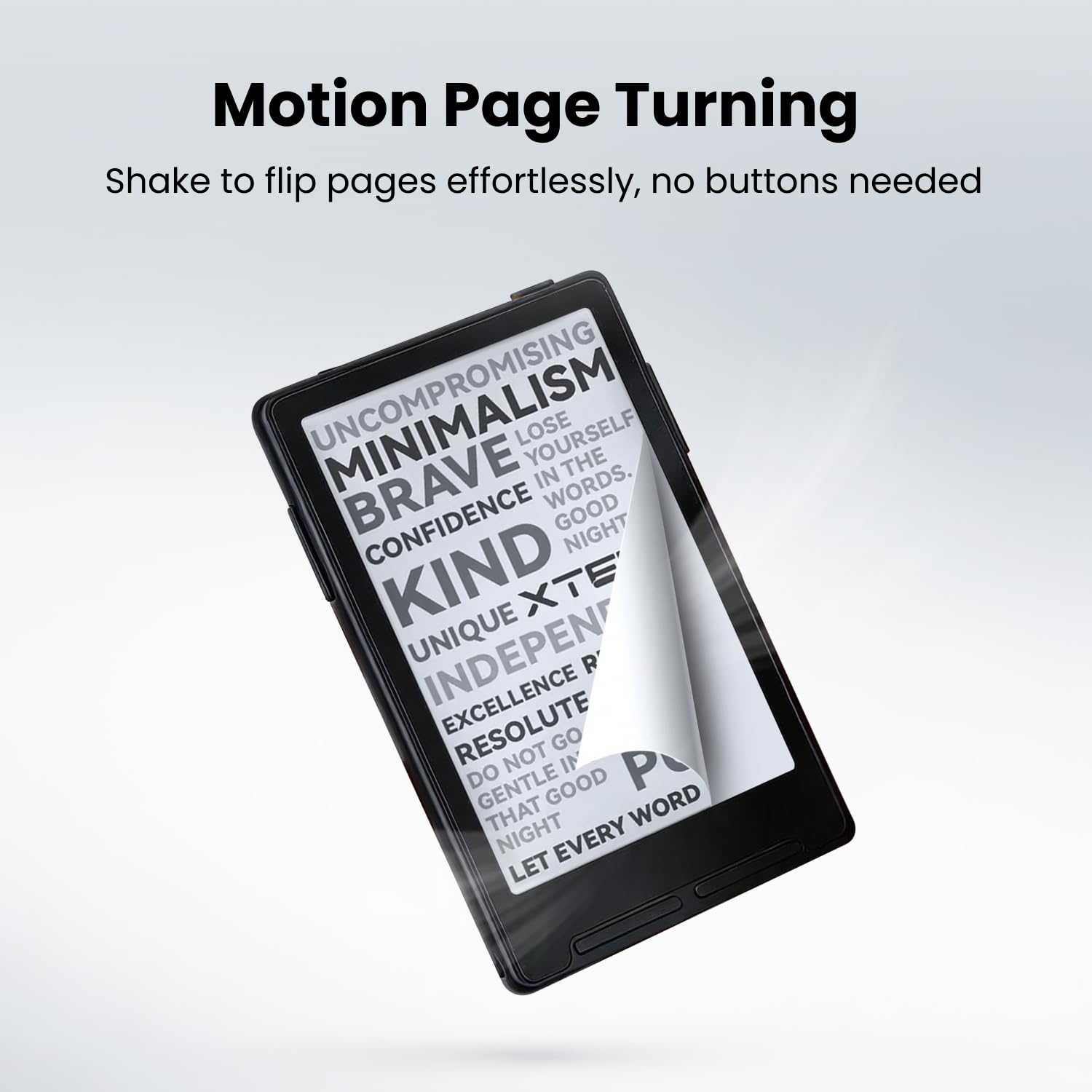 Mini E-Ink Reader Ultra-Thin Magnetic Pocket Reader