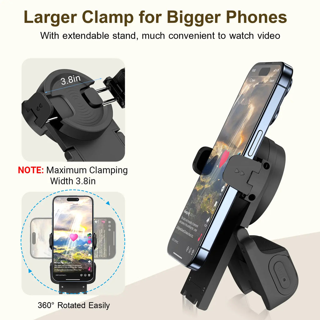 Remote Control for TikTok Scrolling with Phone Stand, Wireless Page Turner, Selfie Camera Shutter Video Recording for iOS Android