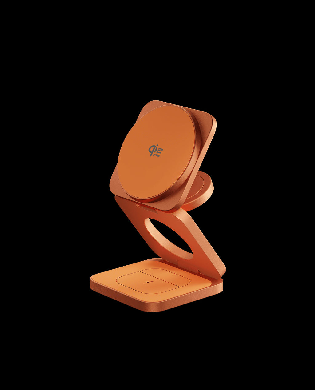 kokogol Qi2.2 Max | 25W Industrial Foldable 3-in-1 Magnetic Wireless Charging Station