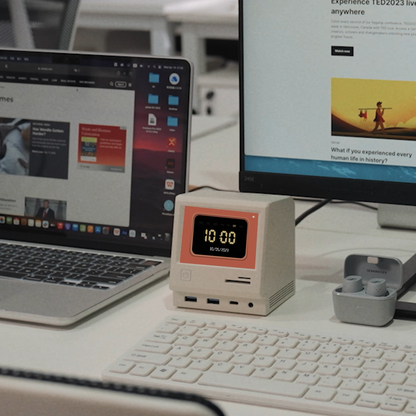 13-in-1 Retro Style Multifunctional Dock w/ Display