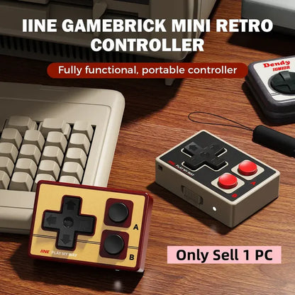 Mini Retro Bluetooth Remote for TikTok, Reels & Kindle – Wireless Page Turner Camera Shutter Gaming Controller