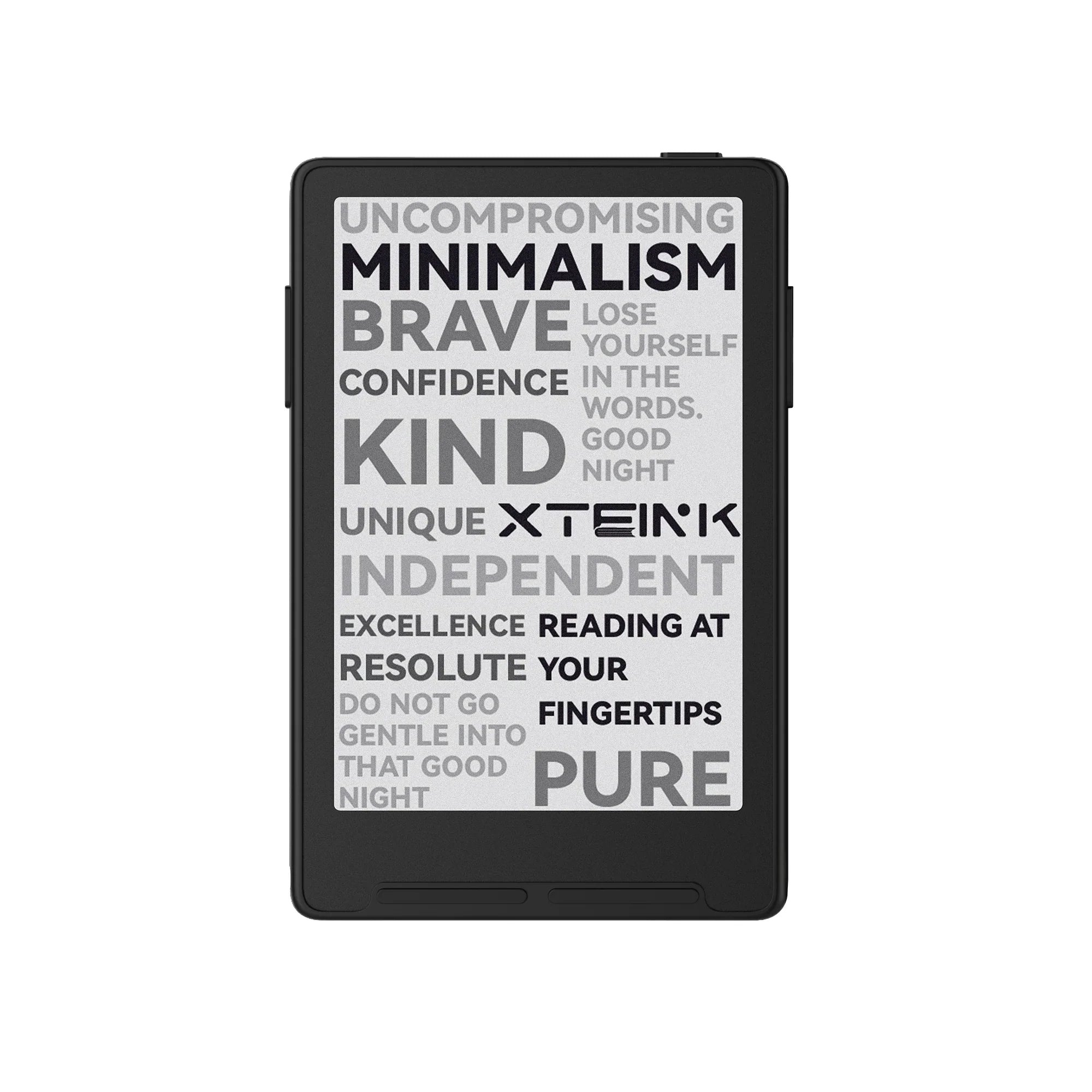 Mini E-Ink Reader Ultra-Thin Magnetic Pocket Reader