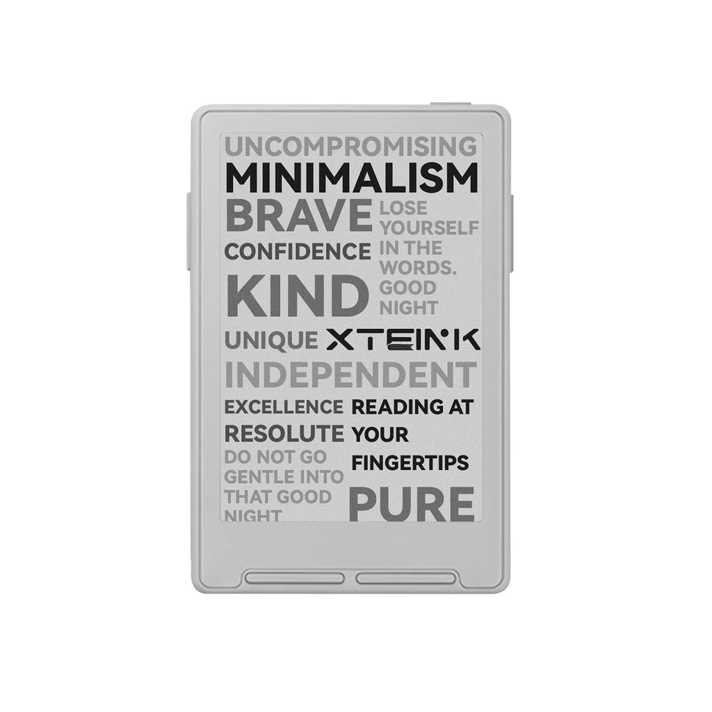 Mini E-Ink Reader Ultra-Thin Magnetic Pocket Reader