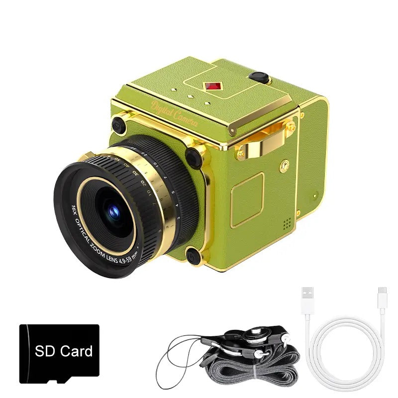 RetroView 64MP Waist-Level Digital Camera – 2.7K Video & 16X Zoom