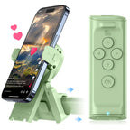 Remote Control for TikTok Scrolling with Phone Stand, Wireless Page Turner, Selfie Camera Shutter Video Recording for iOS Android