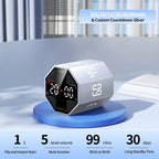 Pomodoro Timer Cube, Productivity Timer, Pause & Resume