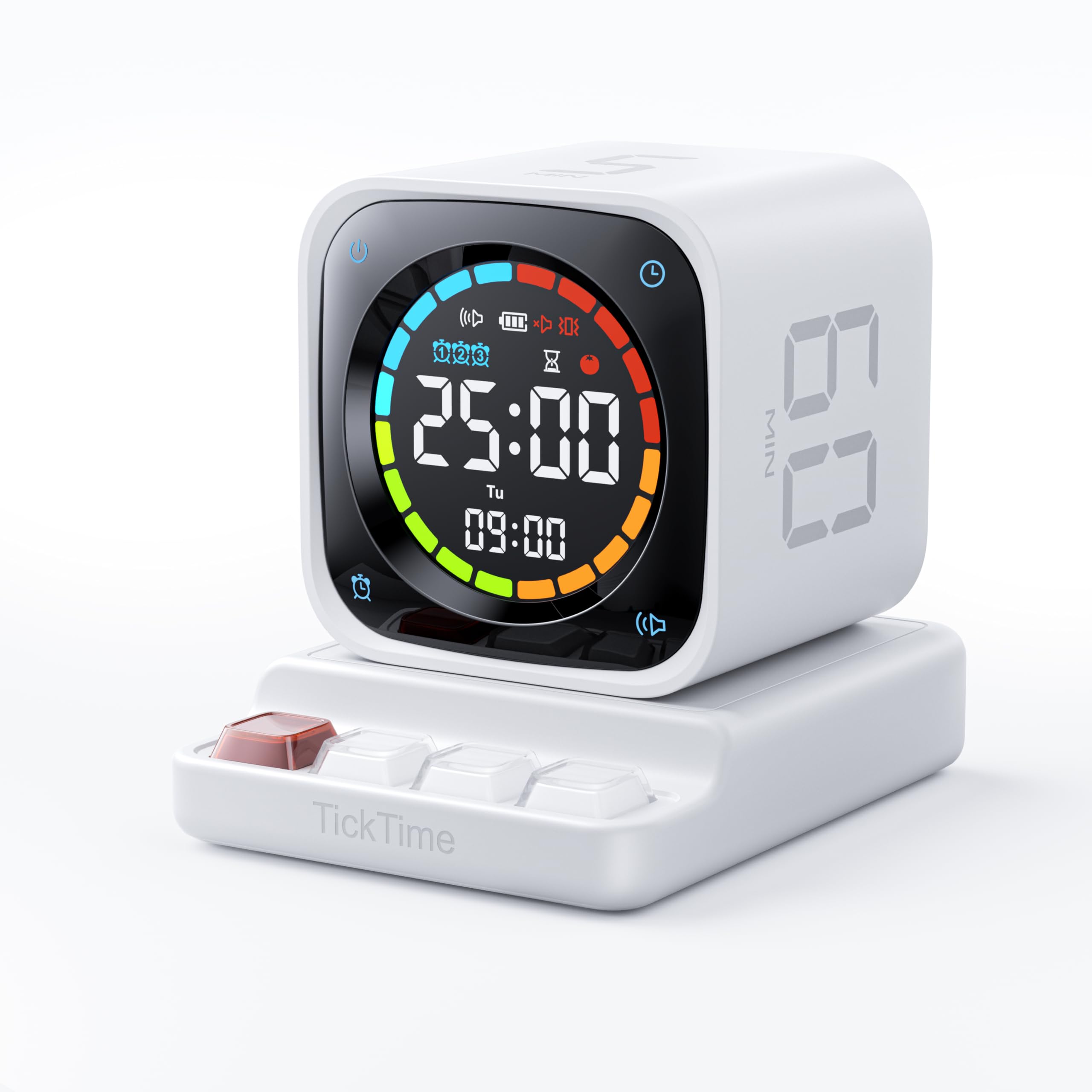 Pomodoro Timer Cube – Smart Focus Timer with Presets, Custom Countdown ...