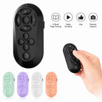 Bluetooth Remote for TikTok Scrolling, Page Turning, Volume Control & Camera Shutter | Hands-Free Phone Controller for iPhone & Android