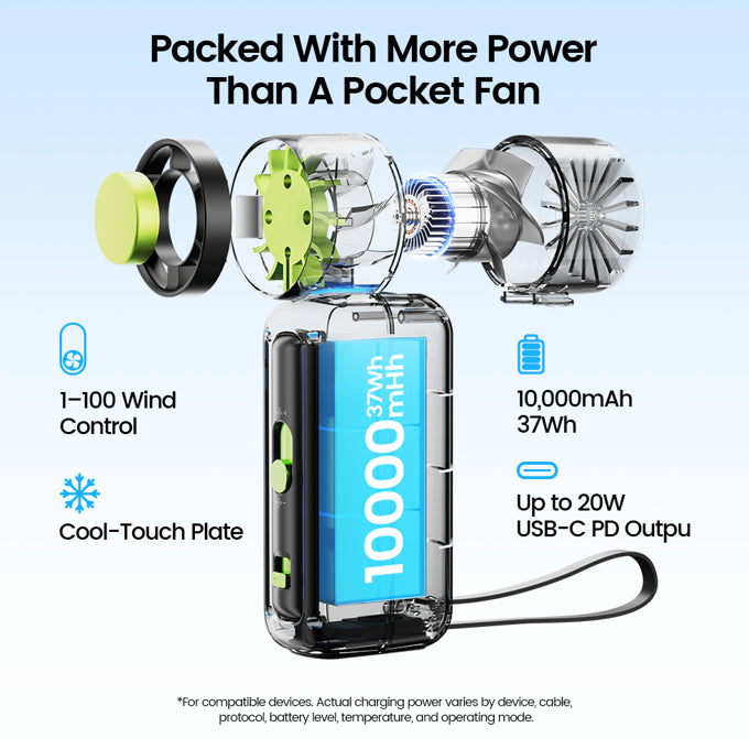 2-in-1 Summer Cooling EDC Gadget