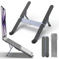 The world’s smallest foldable laptop stand with integrated USB hub—designed for modern mobile work.