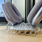 “Hello” Handwritten Clear Acrylic Display – A Small Nostalgic Desk Statement
