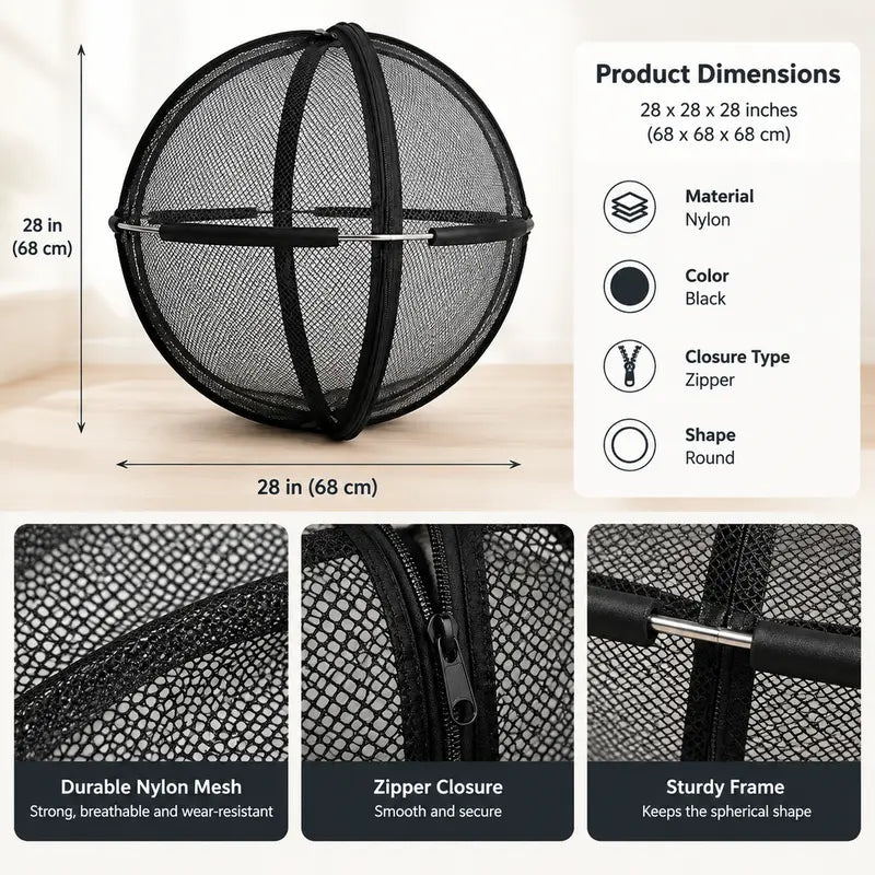 KOKOGOL Portable Outdoor Cat Enclosure — Mesh Ball Playpen