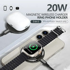 KOKOGOL 3-in-1 Magnetic Wireless Charger Station D17 - detail view 2
