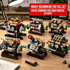 KOKOGOL Mini Engine Building Kit — 6 Working Engine Models That Link Together