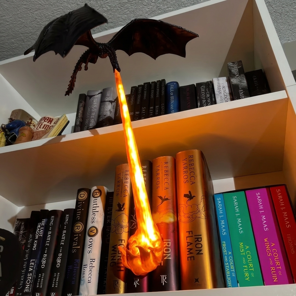 DragonFlame™ Hanging Bookshelf Light