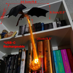 DragonFlame™ Hanging Bookshelf Light