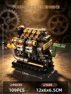 KOKOGOL Mini Engine Building Kit — 6 Working Engine Models That Link Together