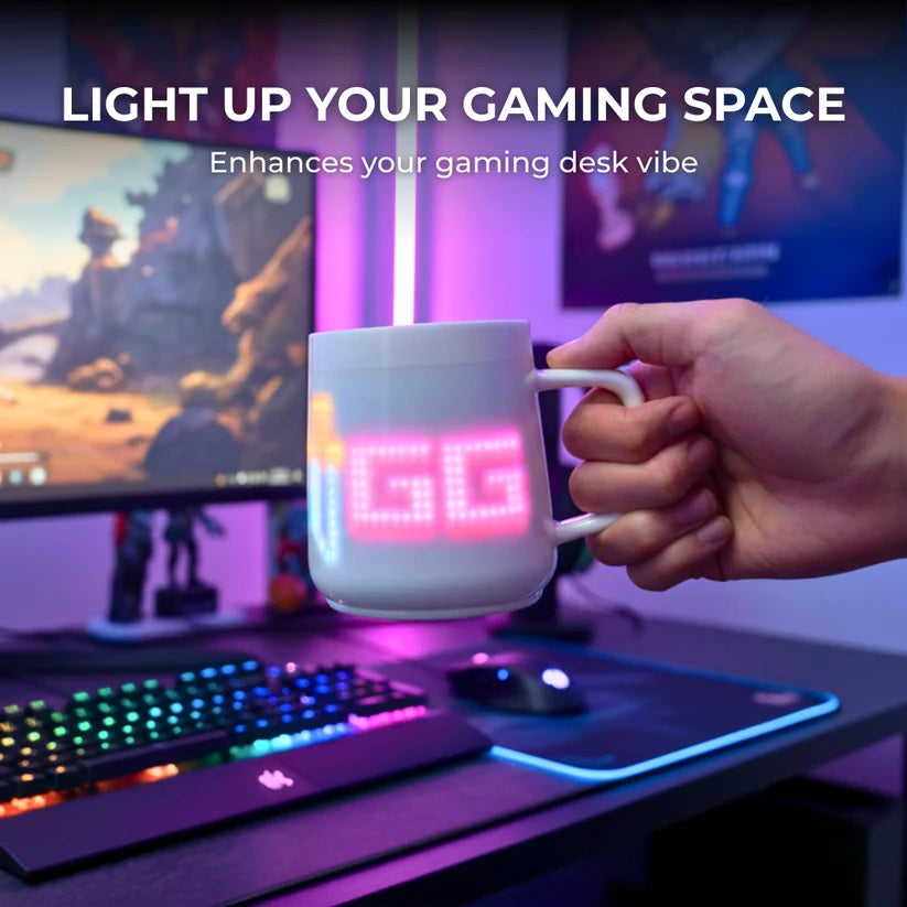 PixelMug P1: The Customizable Pixel Art LED Smart Mug