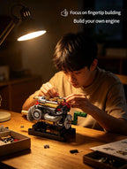 KOKOGOL Mini Engine Building Kit — 6 Working Engine Models That Link Together