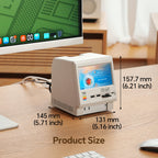Retro Docking Station for Mac mini M4 with 5-inch Full HD Monitor and 10Gbps/80Gbps M.2 NVMe PCIe SSD Enclosure