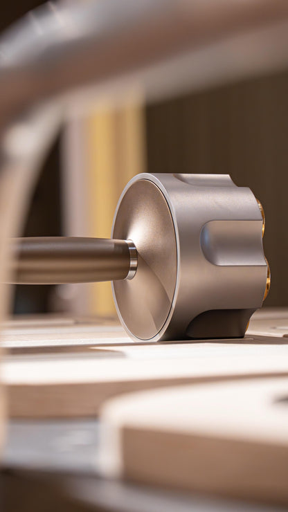 Revolver Dumbbell™ | 5kg Adjustable CNC Machined Stainless Steel Dumbbell with 12 Bullet Weights