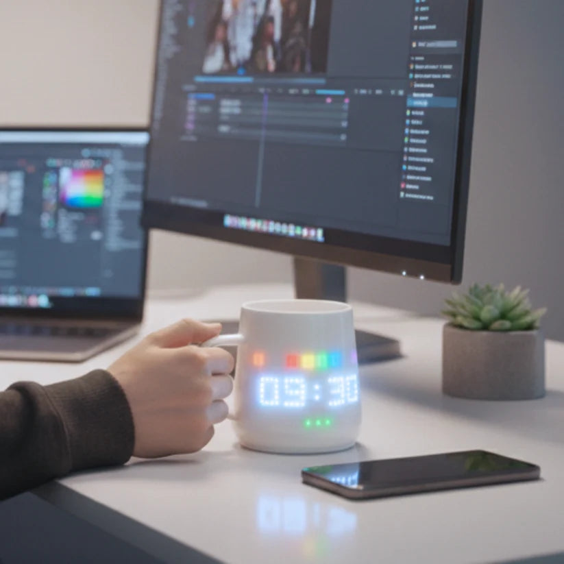 PixelMug P1: The Customizable Pixel Art LED Smart Mug