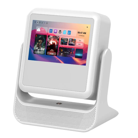 Smart Touch Screen Projector: Portable 4K Home Theater with Android OS, WiFi & Bluetooth