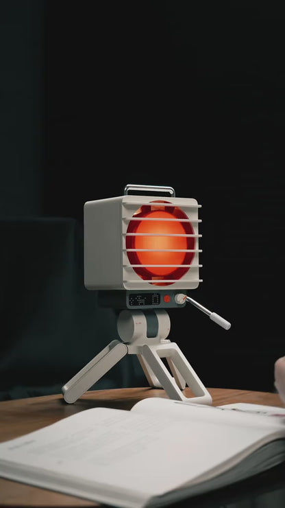 KOKOGOL AirPixel™ Retro RGB Desk Fan with LED Matrix Display & 5000mAh Battery