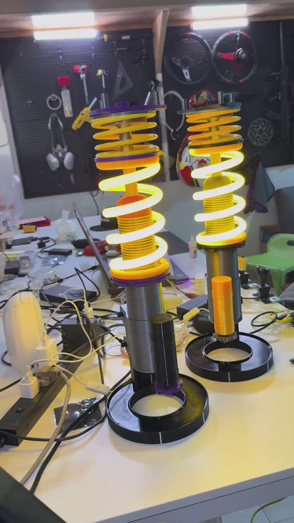 The Coilover Desk Lamp: Bring the track to your desk