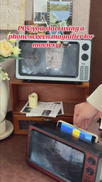 Retro Acrylic Cellphone Screen Magnifier Stand