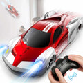 Red wall climbing RC car - drives on walls and ceilings, remote control included
