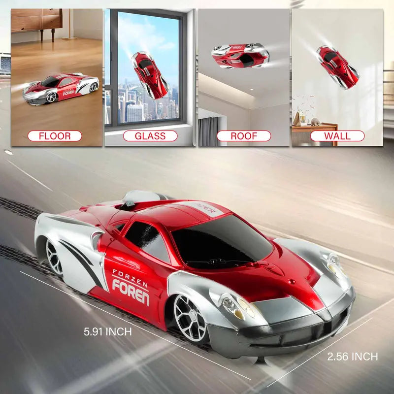 Drives on floor, glass, roof and wall - 5.91 inch long