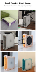 Real customer setups with the retro Mac mini stand