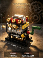 KOKOGOL Mini Engine Building Kit — 6 Working Engine Models That Link Together