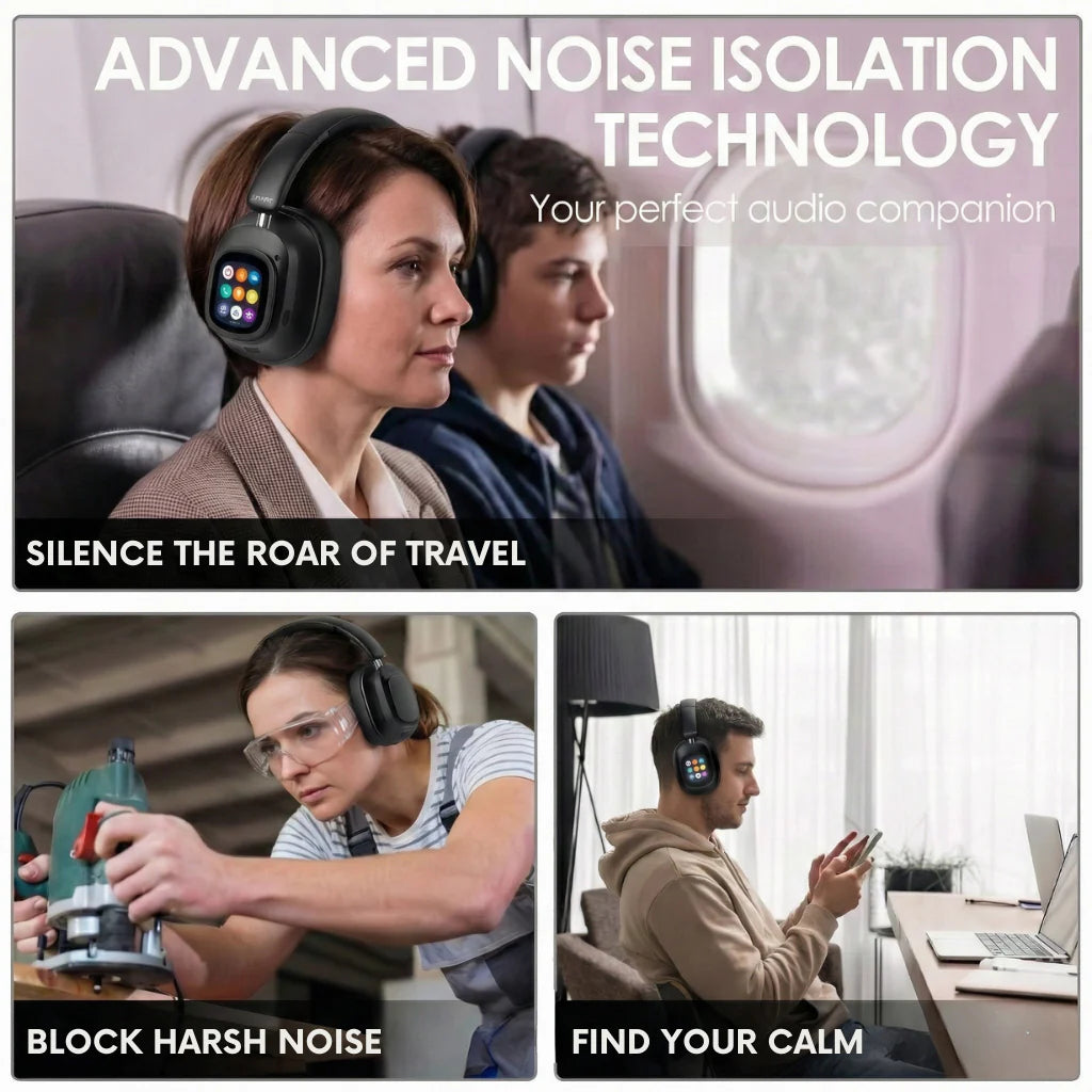 TouchScreen ANC Wireless Headphones