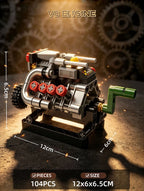 KOKOGOL Mini Engine Building Kit — 6 Working Engine Models That Link Together