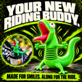 WobblyBud green wobbling lizard handlebar buddy - hero shot